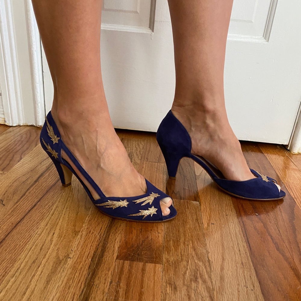 Patricia blanchet kitten heels shoes